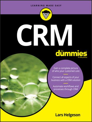 cover image of CRM For Dummies